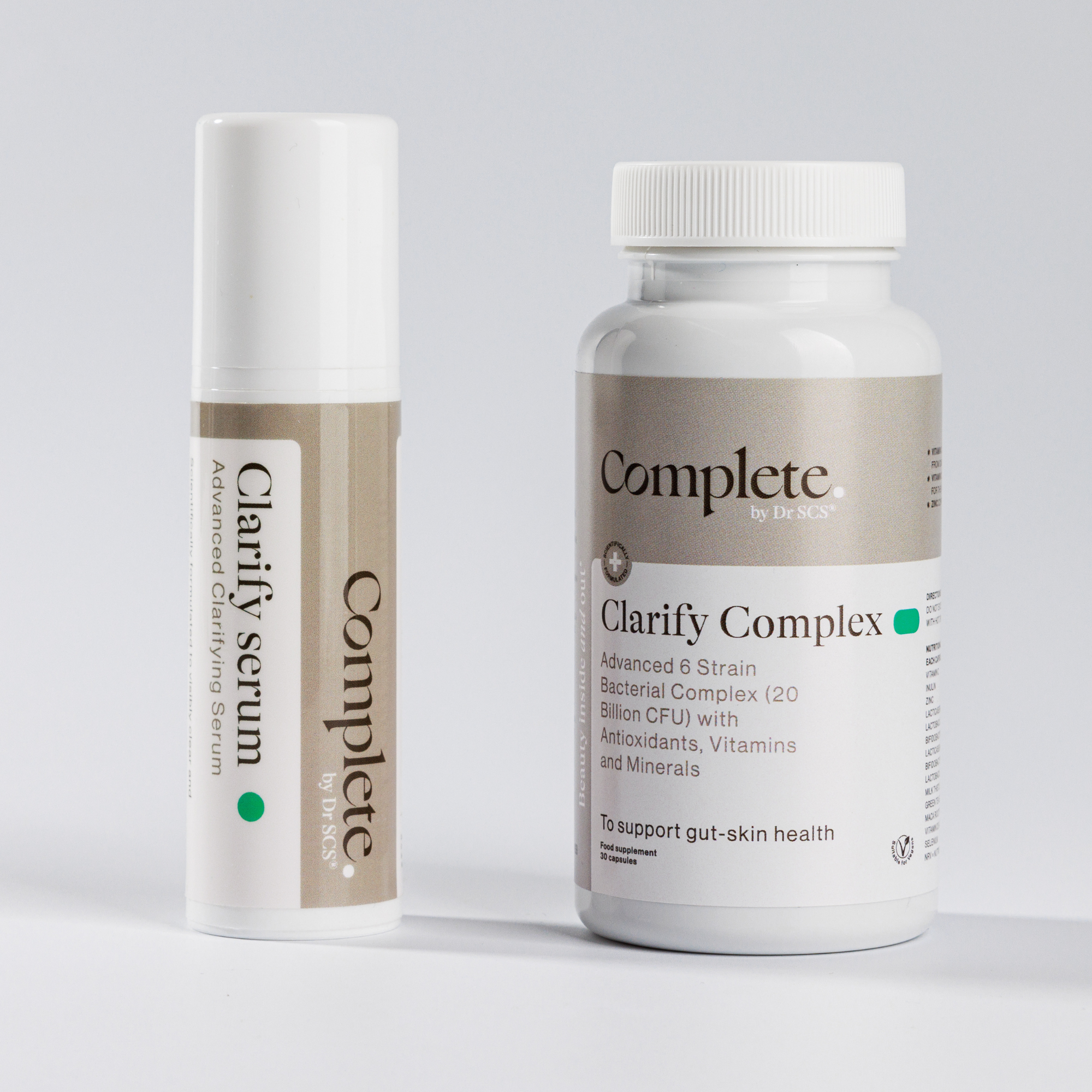 Clarify System | Azelaic Serum + Probiotic | Dr SCS – Complete by